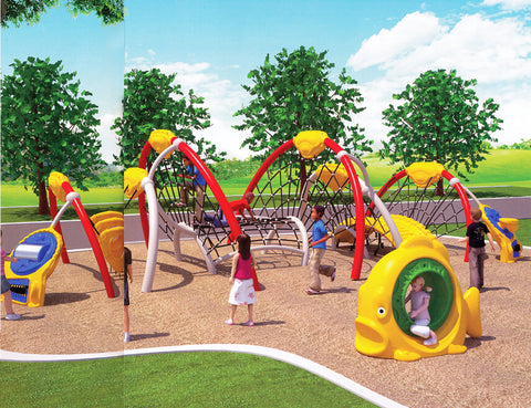 PLAYGROUND ROPE CLIMBING NET FOR KIDS D178