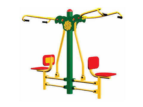 DOUBLE SEATS BODY PULLING STATION PS A-42